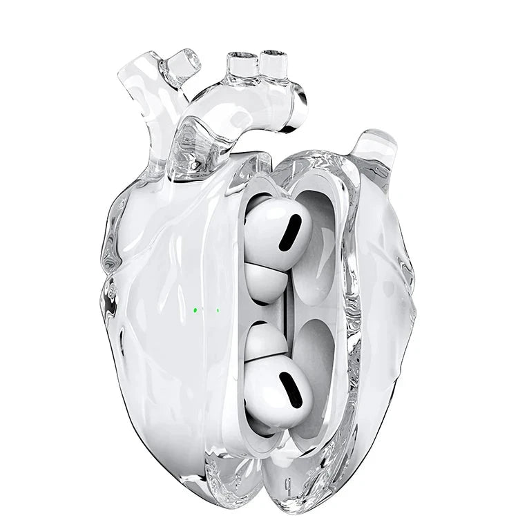 Spook Your Tunes in Style: Original Heart-Shaped Bluetooth Earphone Case for AirPods Pro 1/2/3—Halloween Edition!