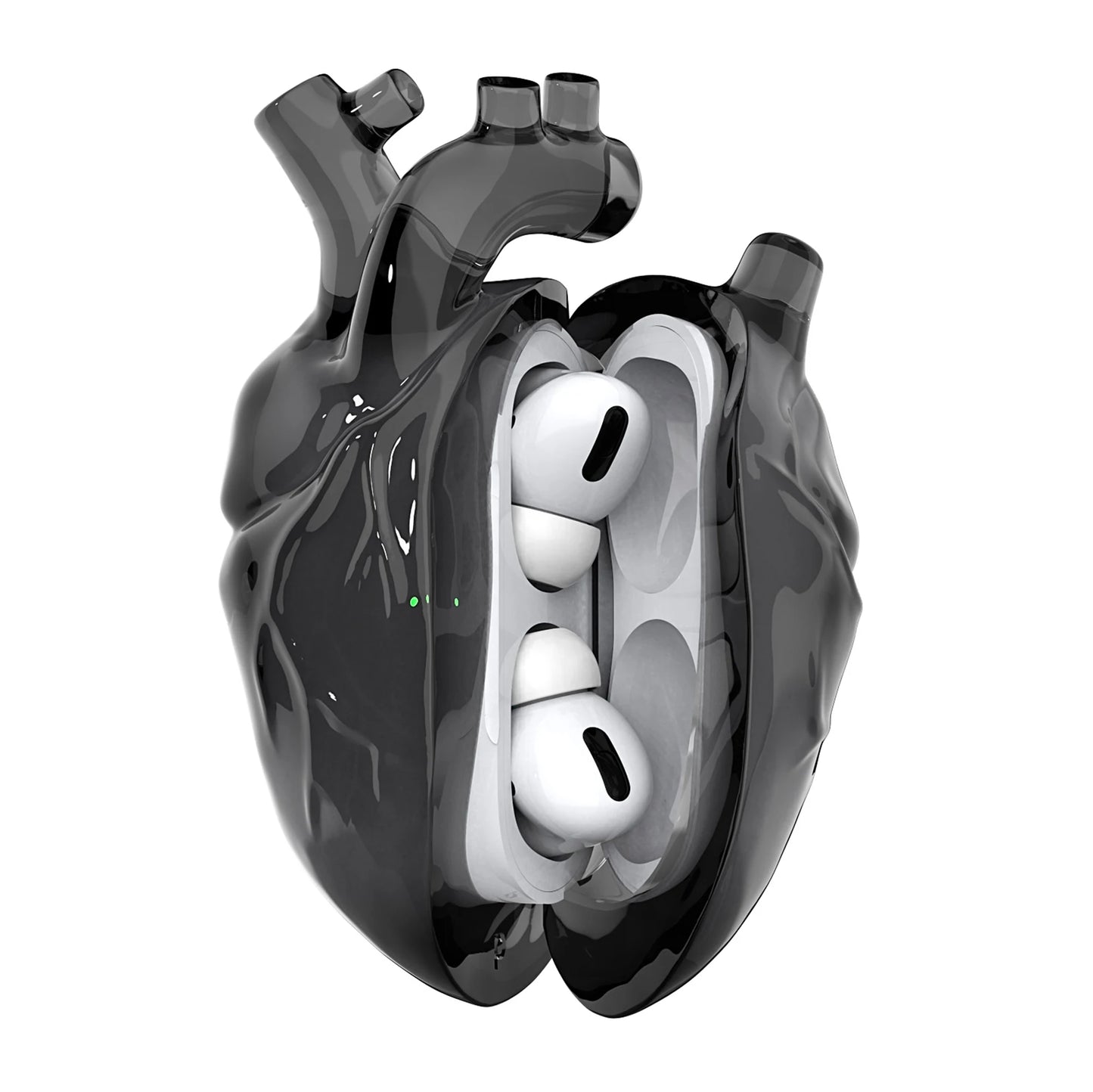 Spook Your Tunes in Style: Original Heart-Shaped Bluetooth Earphone Case for AirPods Pro 1/2/3—Halloween Edition!